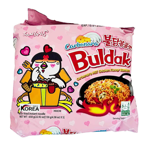 Samyang Buldak Carbonara Hot Chicken Flavour Ramen 
